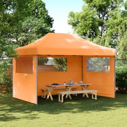 vidaXL Partytent 279 x 410 x 315 cm Oranje Oxford Stof