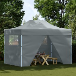 vidaXL Partytent 280 x 410 x 315 cm Antracietkleurig Oxford Stof