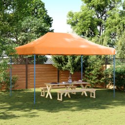 vidaXL Partytent 292 x 440 x 315 cm Oranje Oxford Stof