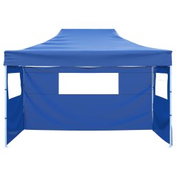 vidaXL Partytent 291 x 431 x 315 cm Blauw Oxford Stof