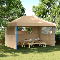 vidaXL Partytent 292 x 440 x 315 cm Beige Oxford Stof
