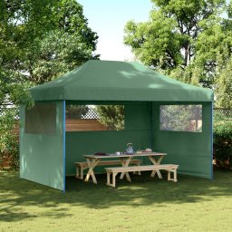 vidaXL Partytent 292 x 440 x 315 cm Groen Oxford Stof
