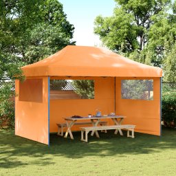 vidaXL Partytent 292 x 440 x 315 cm Oranje Oxford Stof
