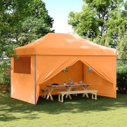 vidaXL Partytent 292 x 440 x 315 cm Oranje Oxford Stof