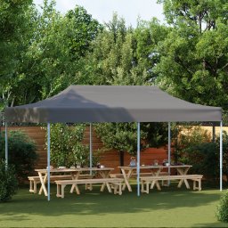 vidaXL Partytent 291 x 580 x 315 cm Antraciet Oxford Stof