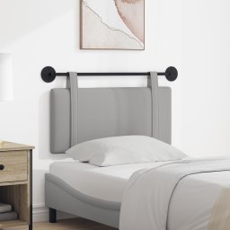 vidaXL Hangend hoofdbord Wolkengrijs Stof