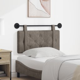 vidaXL Hangend hoofdbord Grijs Antiek PU