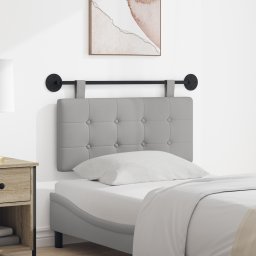 vidaXL Hangend hoofdbord Wolkengrijs Stof