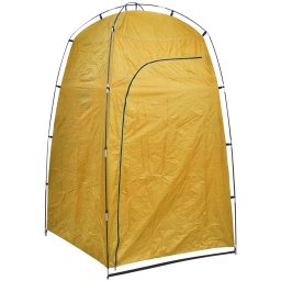 vidaXL Douche-/wc-/omkleedtent geel