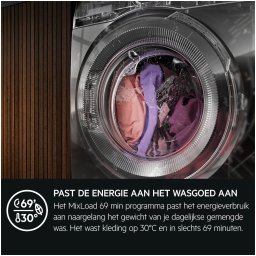 AEG LR7606UDS4 Wasmachine Zwart