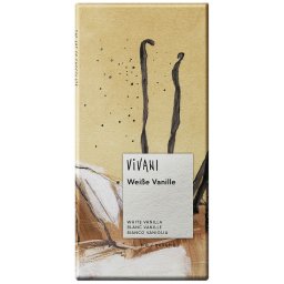 Vivani Chocoladereep Wit met Vanille