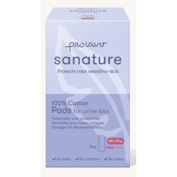 Sanature Pro Vivo 100% Katoen Verbanden voor Urineverlies Mini Plus