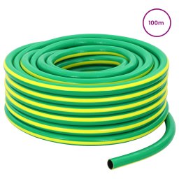 vidaXL Tuinslang 5-Lags Groen en Geel 19 mm PVC