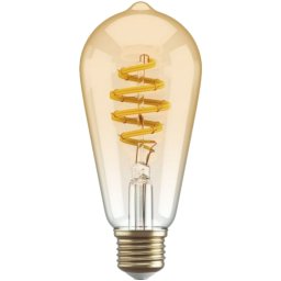 HOMBLI Smart Filament Bulb CCT E27 ST64 Smartverlichting Bruin