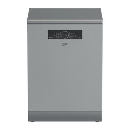 Beko BDFN36561XP PowerIntense Selective Line Vrijstaande vaatwasser Grijs