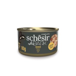 12x80g Schesir After Dark Kip natvoer voor katten