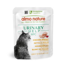 Voordeelverpakking: 24x50g Almo Nature HFC Urinary Help Kipfilet met Veenbessen natvoer voor katten