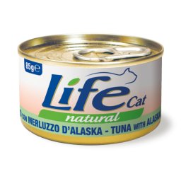 24x85g Life Cat Natural adult tonijn met Alaska-koolvis nat kattenvoer