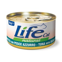 Voordeelpak: 24x85g Life Cat Natural adult tonijn met zeevis nat kattenvoer
