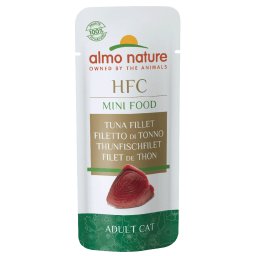 5x3g Almo Nature Green Label Mini Food Tonijnfilet Kattensnacks