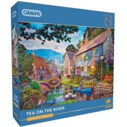 Dominic Davison - Tea on the River Puzzel (500 stukjes)