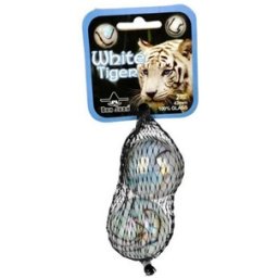 White Tiger Knikkers 42mm (2 stuks)