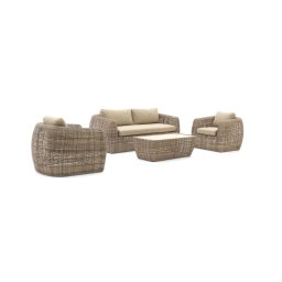+ 15% kassakorting | Intenso Marecchia stoel-bank loungeset 4-delig - Laagste prijsgarantie!