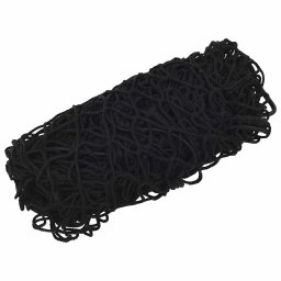 vidaXL Aanhangwagennet elastisch touw 6x3 m polypropeen zwart