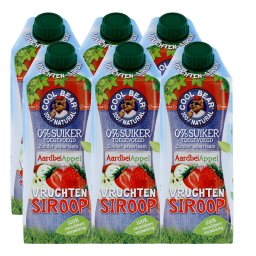 Cool Bear Vruchtensiroop Aardbei en Appel