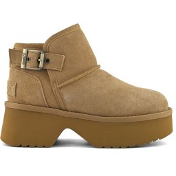 Colors of California - maat 40 - Suede Enkellaarzen - Cognac - Maat 40