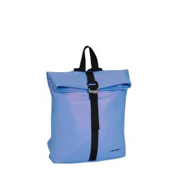 New Rebels Mart Los Angeles Metallic Lichtpaars Mini 7L Rolltop Rugzak Waterafstotend