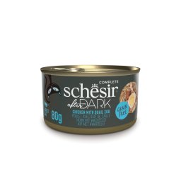 12x80g Schesir After Dark kip & ei natvoer voor katten