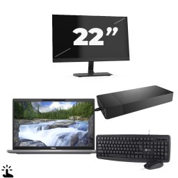 Dell Latitude 7320 - Intel Core i5-11e Generatie - 13 inch - Touch - 16GB RAM - 256GB SSD - Windows 11 Home + 1x 22 inch Monitor