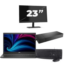 Dell Latitude 3520 - Intel Core i5-11e Generatie - 15 inch - 8GB RAM - 256GB SSD - Windows 11 Home + 1x 23 inch Monitor