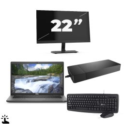 Dell Latitude 7330 - Intel Core i5-12e Generatie - 13 inch - Touch - 16GB RAM - 256GB SSD - Windows 11 Home + 1x 22 inch Monitor