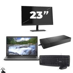 Dell Latitude 7330 - Intel Core i5-12e Generatie - 13 inch - Touch - 16GB RAM - 256GB SSD - Windows 11 Home + 1x 23 inch Monitor