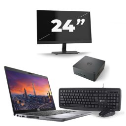 Dell Precision 3550 - Intel Core i7-10e Generatie - 15 inch - 8GB RAM - 256GB SSD - Windows 11 + 1x 24 inch Monitor