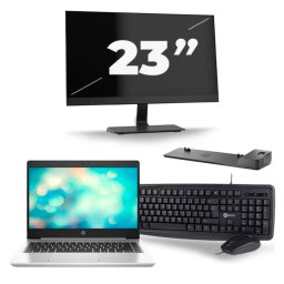 HP ProBook 440 G7 - Intel Core i5-10e Generatie - 14 inch - 8GB RAM - 256GB SSD - Windows 11 + 1x 23 inch Monitor