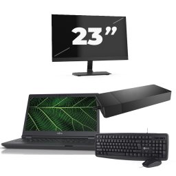 Fujitsu LIFEBOOK E5411 - Intel Core i5-11e Generatie - 14 inch - 8GB RAM - 256GB SSD - Windows 11 Home + 1x 23 inch Monitor