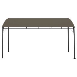 vidaXL Zonnescherm luifels 4 x 3 x 2,55 m Taupe