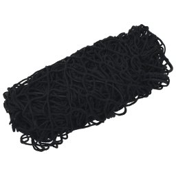 vidaXL Aanhangwagennet elastisch touw 4x4 m polypropeen zwart