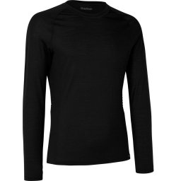 GripGrab - Maat L- Merino Blend Thermal Lange Mouw Herfst Winter Fiets Ondershirt Thermoshirt met Merinowol - Zwart - Heren
