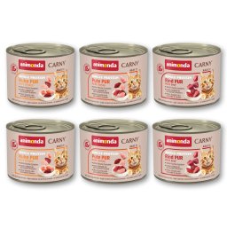 6x200g Single Protein Adult Mix (3 smaken) animonda Carny Kattenvoer
