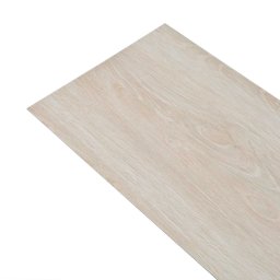 vidaXL Vloerplanken 18 pcs Wit 5,26 m² PVC