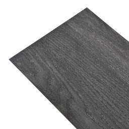 vidaXL Vloerplanken 18 pcs Zwart en Wit 5,26 m² PVC