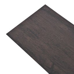vidaXL Vloerplanken 18 pcs Donkergrijs 5,26 m² PVC