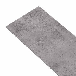 vidaXL Vloerplanken 18 pcs Cementbruin 5,26 m² PVC