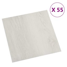 vidaXL Vloerplanken 5,11 m² 55 pcs PVC Licht Beige