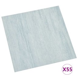 vidaXL Vloerplanken 55 pcs Groen 5,11 m² PVC