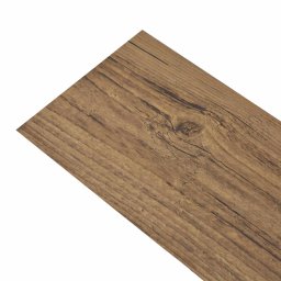 vidaXL Vloerplanken 18 pcs Walnoot Bruin 2,51 m² PVC